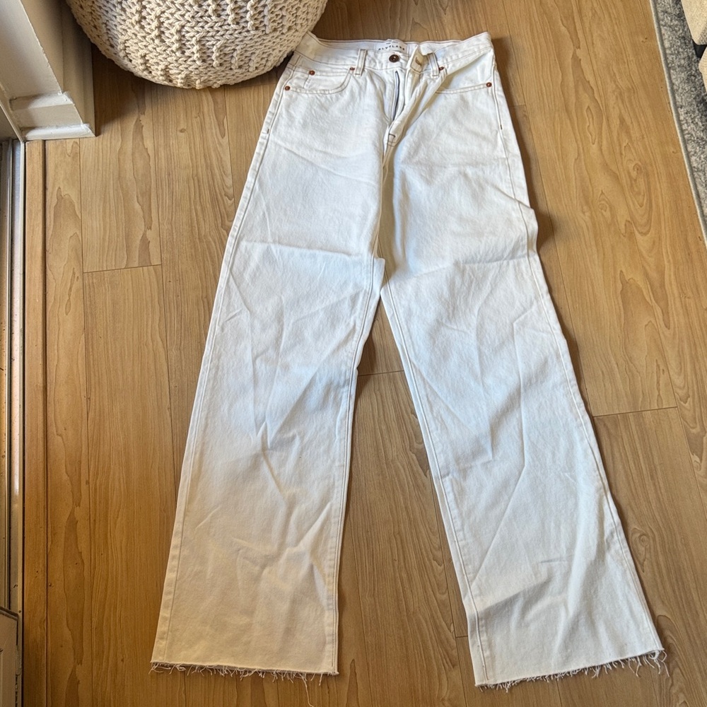 SLVRLAKE Cream Flare Women's Jeans